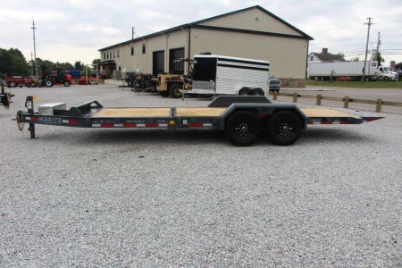 New 2027 Moritz 7' x 16' + 6' Low Pro - Gravity Tilt - Tilt Trailer - 14000# GVW