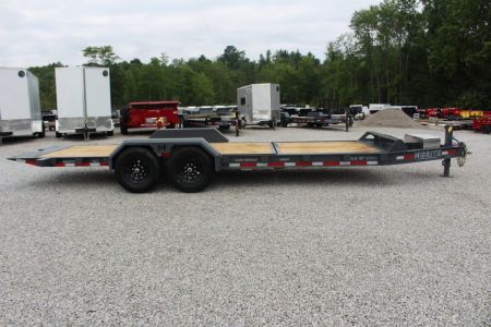 New 2027 Moritz 7' x 16' + 6' Low Pro - Gravity Tilt - Tilt Trailer - 14000# GVW