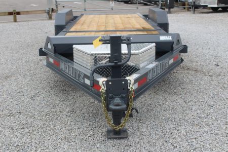 New 2027 Moritz 7' x 16' + 6' Low Pro - Gravity Tilt - Tilt Trailer - 14000# GVW