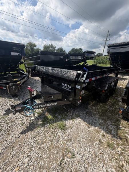 New 2027 PJ Trailer D3122 Dump Trailer 72X12 TA 24  SIDES (GVW:9990) BLACK