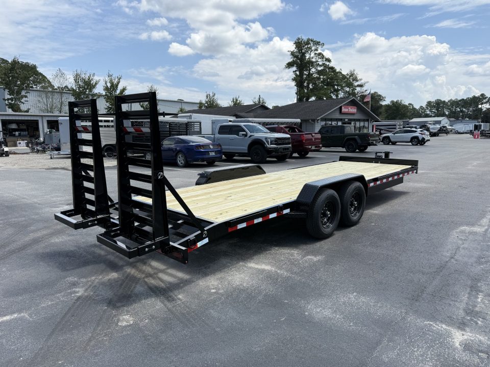 New EQ2414B TEXAS TRAILERS 6'10" X 24' HD EQUIPMENT TRAILER