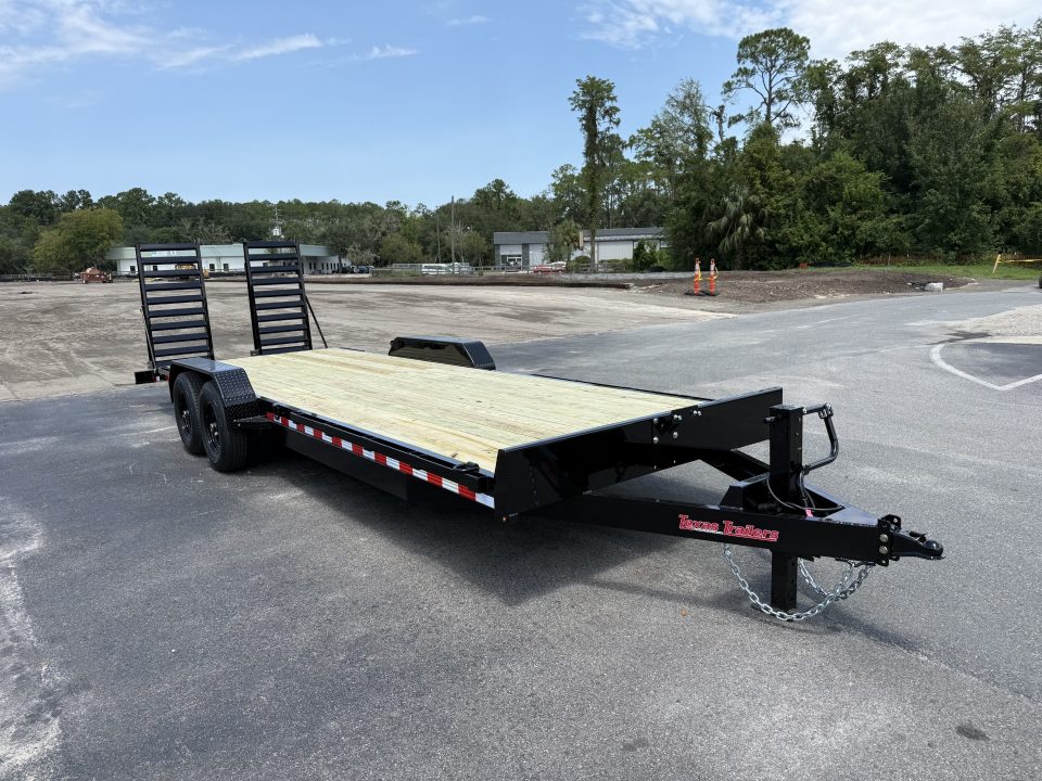 New EQ2414B TEXAS TRAILERS 6'10" X 24' HD EQUIPMENT TRAILER