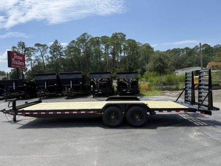 New EQ2414B TEXAS TRAILERS 6'10" X 24' HD EQUIPMENT TRAILER