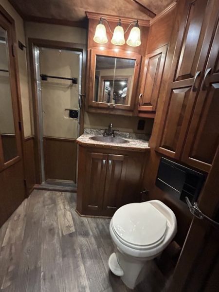 Used 2016 Hart Trailers 4 Horse Living Quarters Horse Trailer