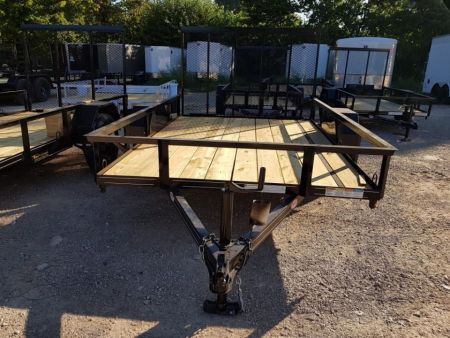 New 2026 MEB 77x10 Utility Trailer with Ramp Gate — 2,999 lb GVWR