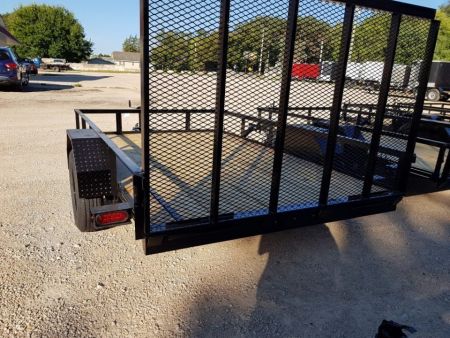 New 2026 MEB 77x10 Utility Trailer with Ramp Gate — 2,999 lb GVWR