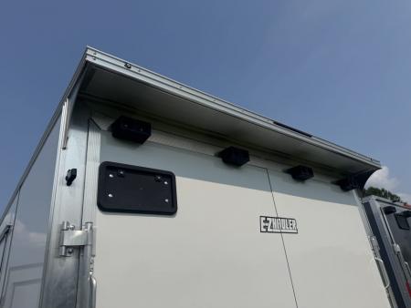 New 2027 E-Z Hauler EZEC8.5X24CH XLT PRO Car Hauler, 6 FOOT 10 INCH INTERIOR HEIGHT, TORSION AXLES, WHITE VINYL WALLS, TPO COIN FLOOR, ELITE ESCAPE DOOR, REAR DOOR CANOPY, FREE ALUMINUM WHEEL UPGRADE