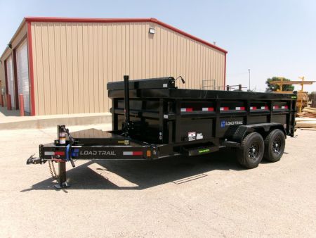 New 2027 Load Trail 83x14 Telescopic Dump w/ 36  sides & 7ga. Floor 14k