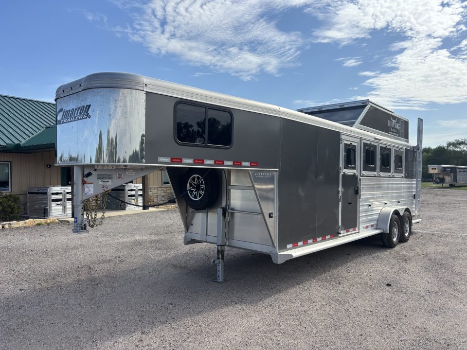 Used 2024 Cimarron Trailers Norstar 4H Horse Trailer