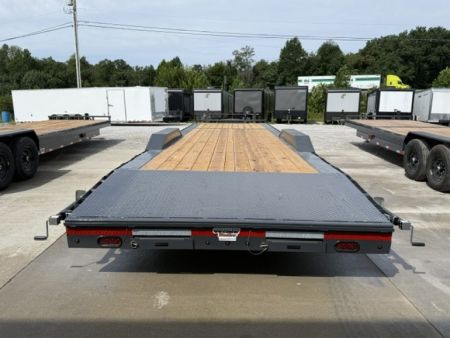 New Lamar Car Hauler 102x32 14K W/4' Dovetail, Tool Box & Winch Plate