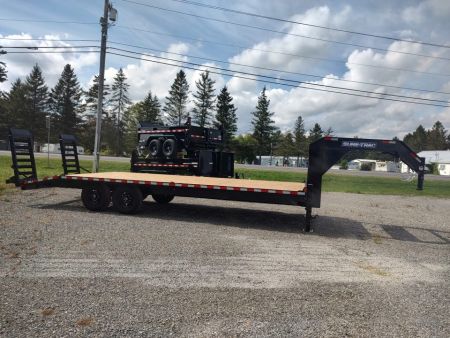 New 2027 Sure-Trac 8.5'X20'+4' SD Deckover Gooseneck Equipment Trailer
