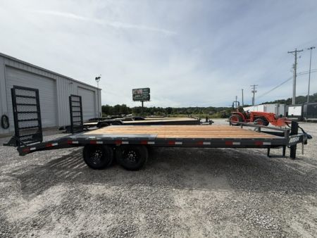 New Lamar Deck-Over 102x20 14K W/ 4' Dovetail & Stand Up Ramps