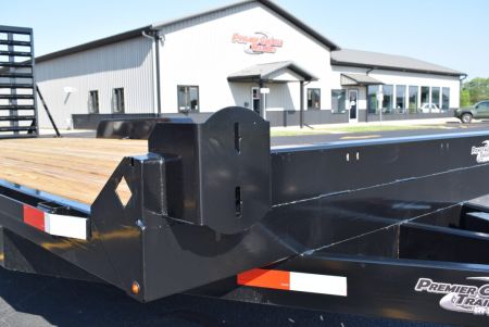 New BND Trailers 7x20 14K Equipment Trailer with Fork Holders