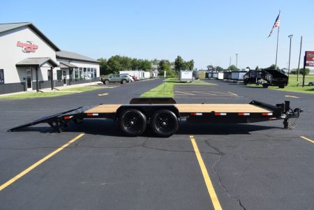 New BND Trailers 7x20 14K Equipment Trailer with Fork Holders