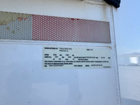 Used 2014 Trails West 3H ADVENTURE MX Horse Trailer