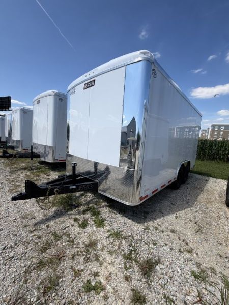 New 2027 Cargo Mate Enclosed EHW8516TA5-24 102X16 TA RAMP DOOR (GVW:14000) WHITE