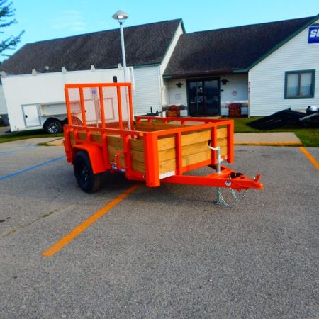 New 2027 Sure-Trac 5 x 8 Tube Top Three Board 3K Utility Trailer