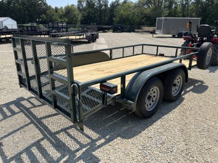 New 2026 Texas Bragg Trailers 83x14 Light Pipe Utility Trailer