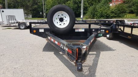 Used 2020 PJ Trailers 8.5x24 Deckover Equipment Trailer — 14,000 lb GVWR