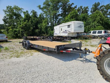 New 2026 WD Trailers 83x24 TA, 5.2k axles, 4' dovetail with slide in ramps Car Hauler