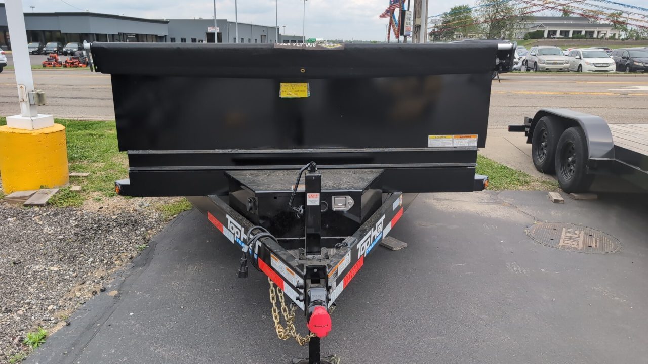 New 2026 Top Hat Trailers Channel Frame Economy Dump 14K 7X14 DE14 Dump Trailer