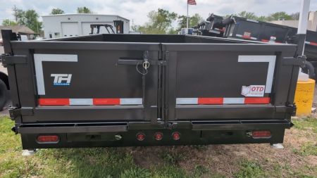 New 2026 Top Hat Trailers Channel Frame Economy Dump 14K 7X14 DE14 Dump Trailer