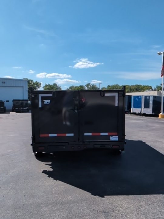 New 2027 Top Hat Trailers Channel Frame Economy Dump 14K 7X14 DE14 Dump Trailer