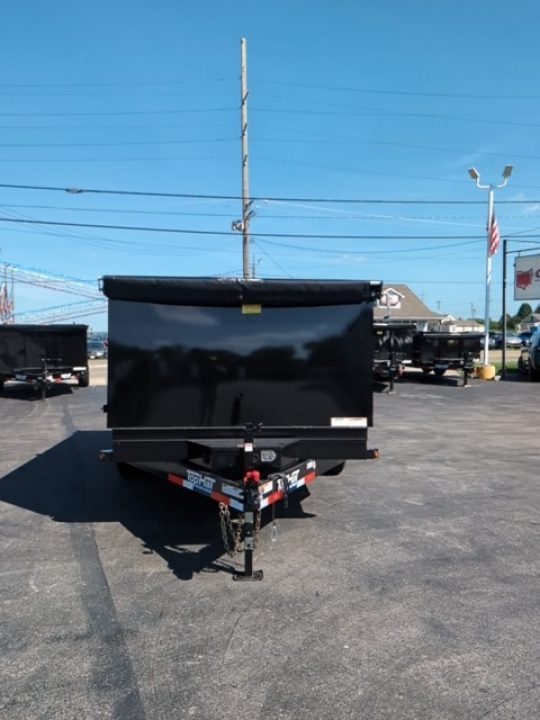 New 2027 Top Hat Trailers Channel Frame Economy Dump 14K 7X14 DE14 Dump Trailer