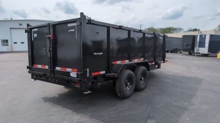 New 2026 Top Hat Trailers Low Profile Dump 140 14K 7X16 DX14 Dump Trailer