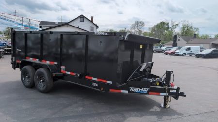 New 2026 Top Hat Trailers Low Profile Dump 140 14K 7X16 DX14 Dump Trailer