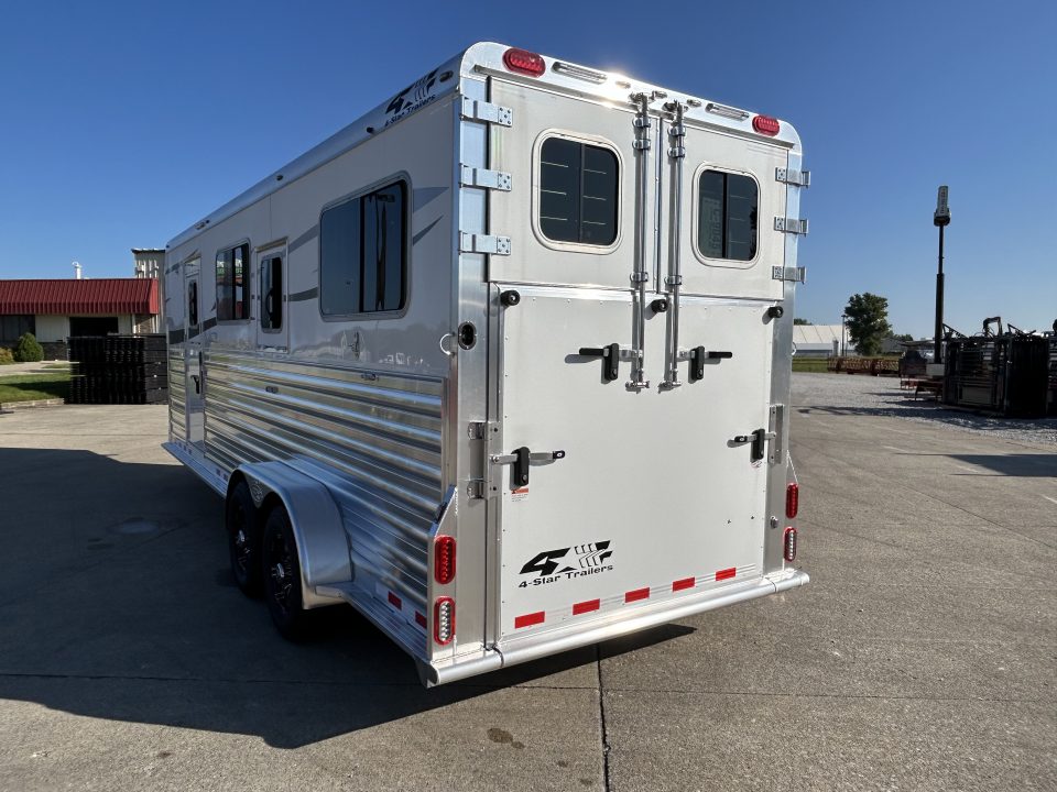 New 2027 4-Star Trailers 2+1 Horse Trailer