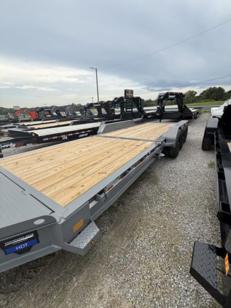New 2027 Diamond C HDT 307 24’ Tilt Trailer, 24K GVWR, ABS BRAKES, 2SPD DROP LEG JACK, 14 PLY TIRES REMOVABLE FENDERS