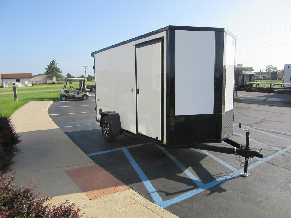 New 2026 ITI Cargo 6 x 12 KY-DX7212-030 Cargo / Enclosed Trailer 3K / Black Trim / Rear Flare
