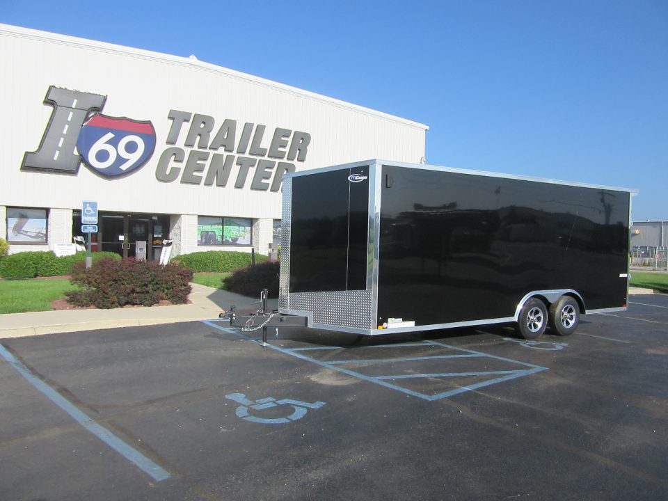 New 2026 ITI Cargo 8.5 x 20 KY-SEC10220-100 Car / Racing Trailer 10K / Rear Flare / Translucent Roof