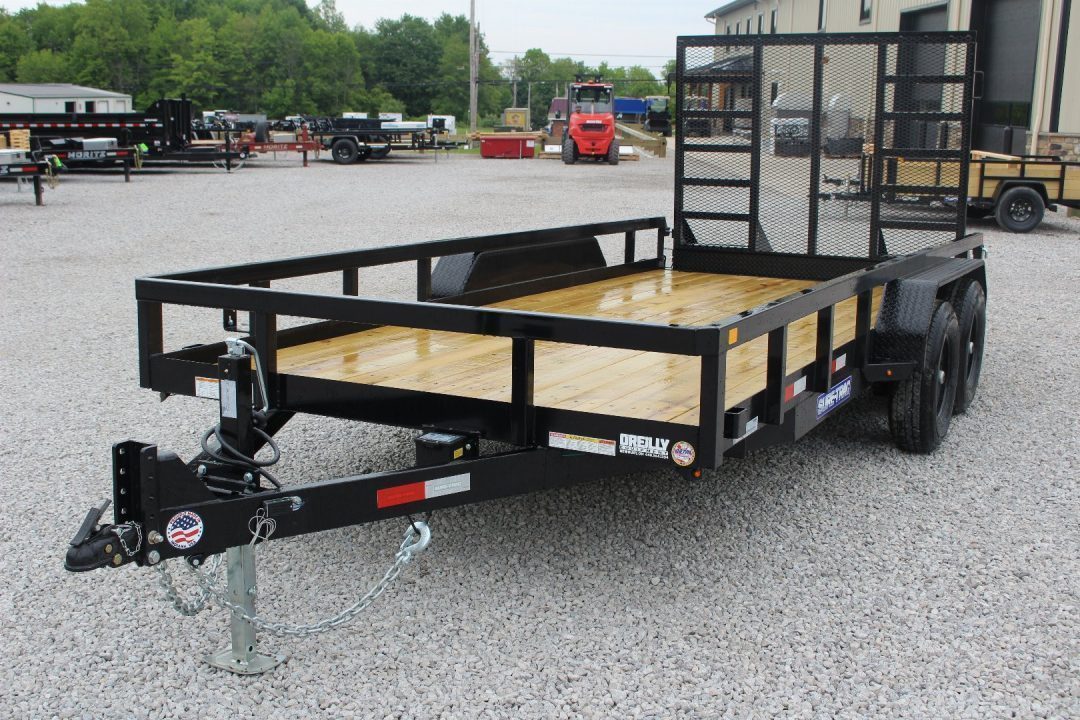 New 2027 Sure-Trac 7' x 16' Tandem Axle Tube Top Landscape Utility Trailer - 9900# GVW