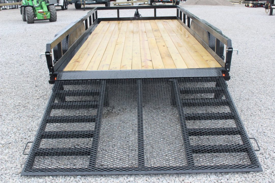 New 2027 Sure-Trac 7' x 16' Tandem Axle Tube Top Landscape Utility Trailer - 9900# GVW
