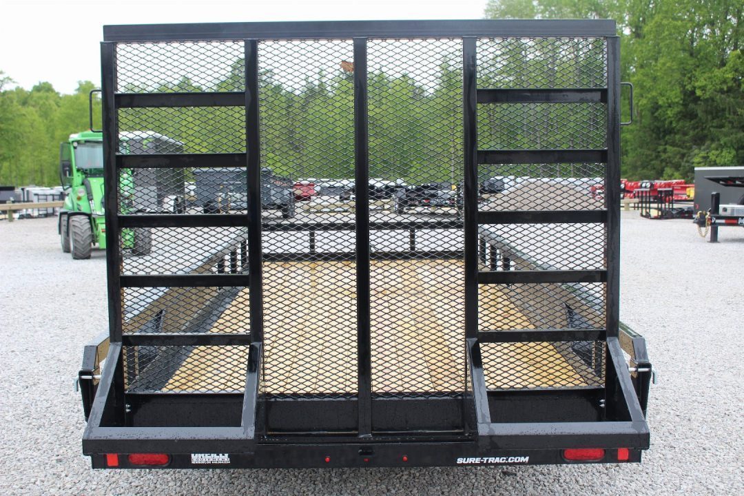 New 2027 Sure-Trac 7' x 16' Tandem Axle Tube Top Landscape Utility Trailer - 9900# GVW