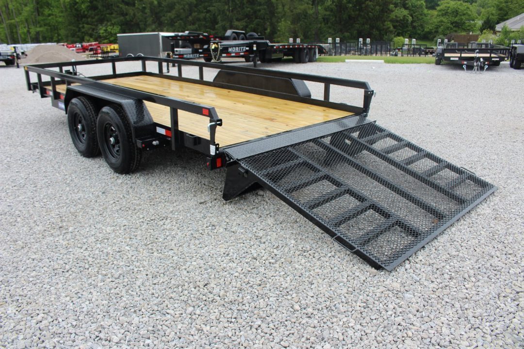 New 2027 Sure-Trac 7' x 16' Tandem Axle Tube Top Landscape Utility Trailer - 9900# GVW