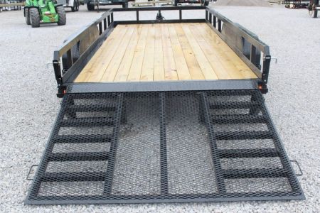 New 2027 Sure-Trac 7' x 16' Tandem Axle Tube Top Landscape Utility Trailer - 9900# GVW