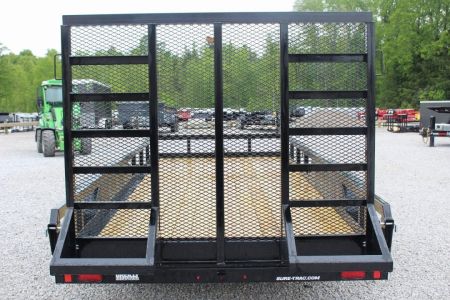 New 2027 Sure-Trac 7' x 16' Tandem Axle Tube Top Landscape Utility Trailer - 9900# GVW