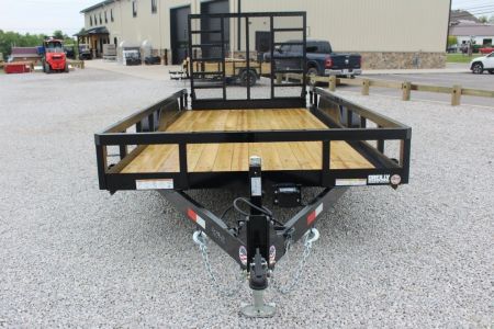 New 2027 Sure-Trac 7' x 16' Tandem Axle Tube Top Landscape Utility Trailer - 9900# GVW
