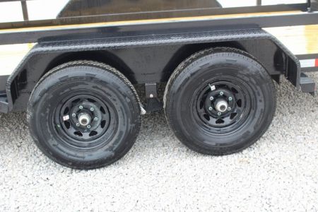 New 2027 Sure-Trac 7' x 16' Tandem Axle Tube Top Landscape Utility Trailer - 9900# GVW