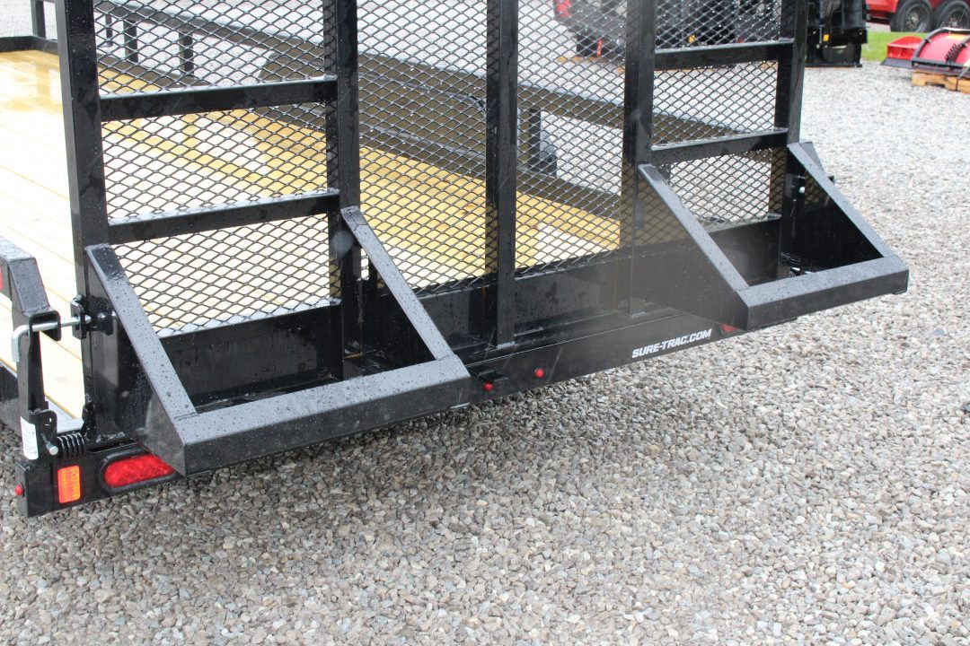 New 2027 Sure-Trac 7' x 18' Tandem Axle Tube Top Landscape Utility Trailer - 9900# GVW