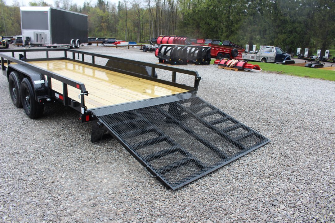 New 2027 Sure-Trac 7' x 18' Tandem Axle Tube Top Landscape Utility Trailer - 9900# GVW
