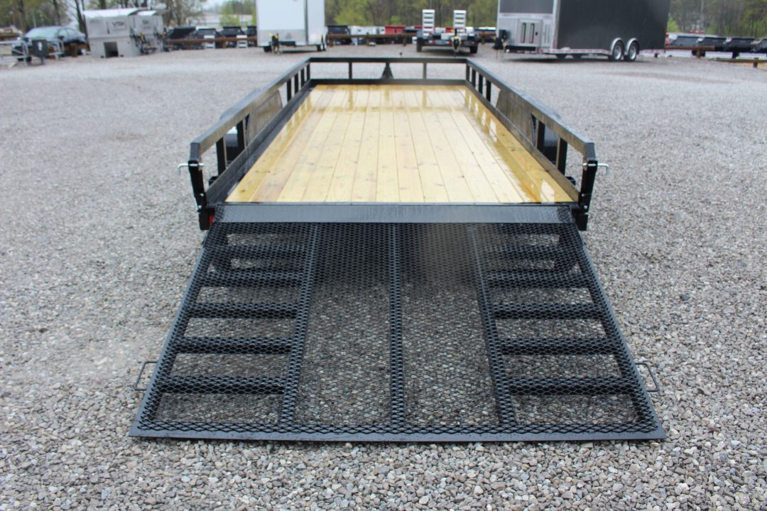 New 2027 Sure-Trac 7' x 18' Tandem Axle Tube Top Landscape Utility Trailer - 9900# GVW