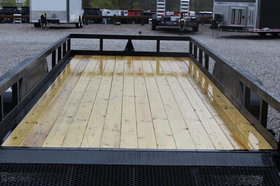New 2027 Sure-Trac 7' x 18' Tandem Axle Tube Top Landscape Utility Trailer - 9900# GVW