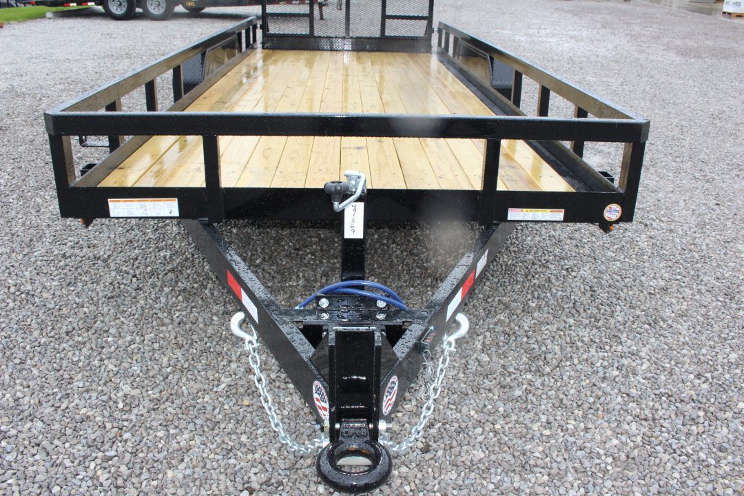 New 2027 Sure-Trac 7' x 18' Tandem Axle Tube Top Landscape Utility Trailer - 9900# GVW