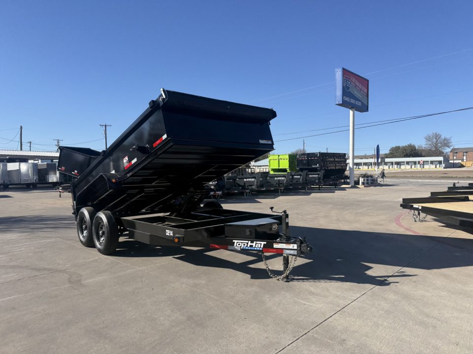 New 2026 Top Hat Trailers DE14-14'x7'x2' Dump Trailer