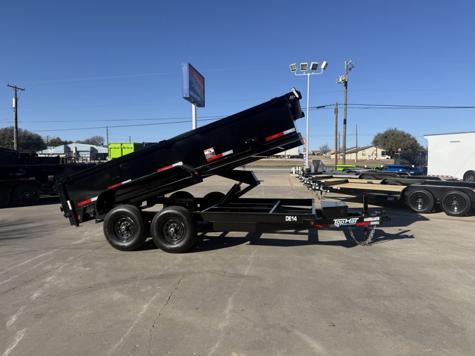 New 2026 Top Hat Trailers DE14-14'x7'x2' Dump Trailer