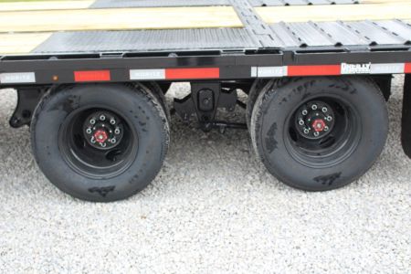 New 2027 Moritz FDGH Hydraulic Tail 30' GOOSENECK Deckover Flatbed Trailer- 25900# GVW